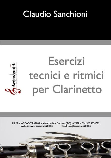 ESERCIZI TECNICI E RITMICI (Metodo per Clarinetto) - Claudio Sanchioni