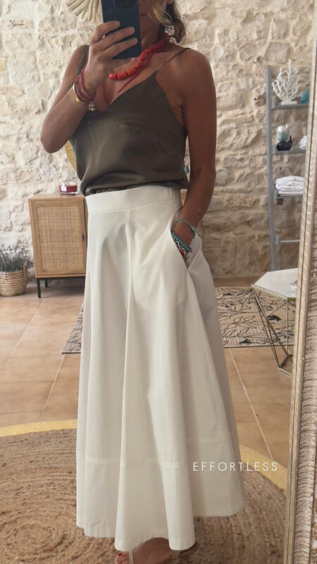 Gonna Sofia Plus Blanc