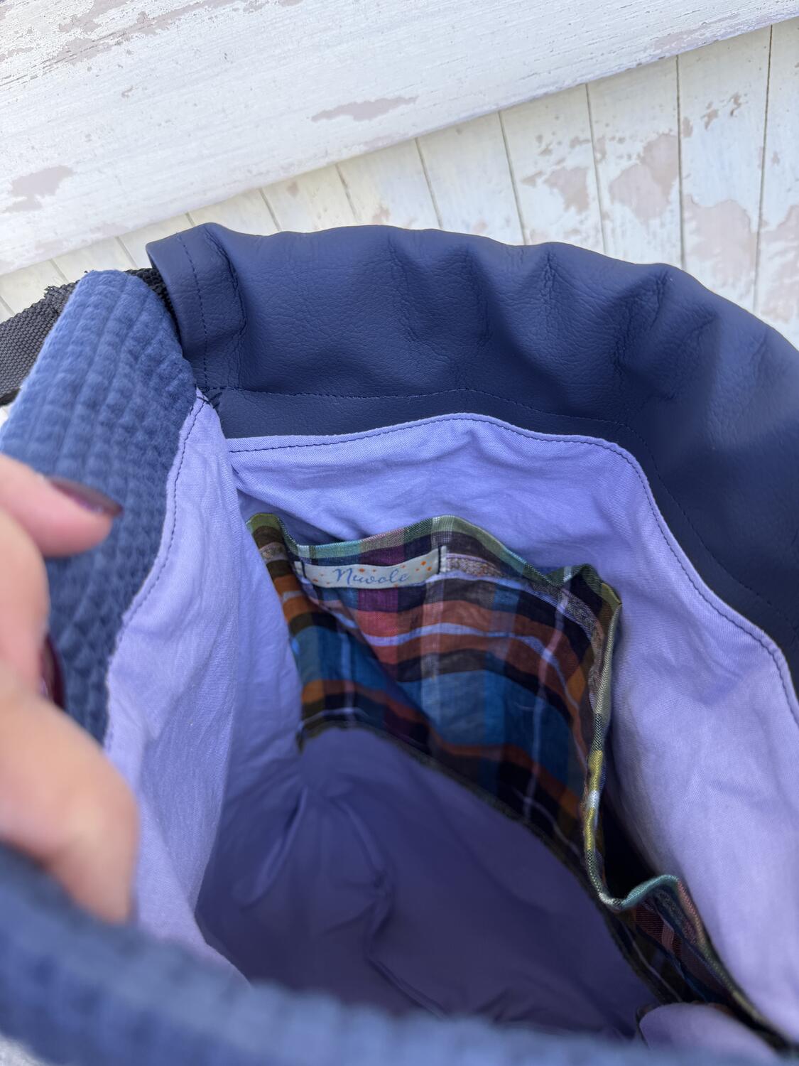 Zaino code di pavone 