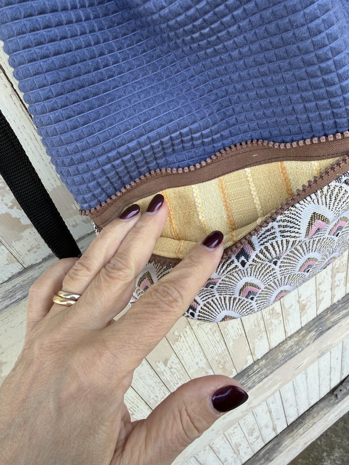 Zaino code di pavone 