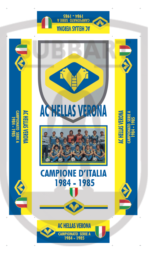 SCATOLA PERSONALIZZATA VERONA 1984-85