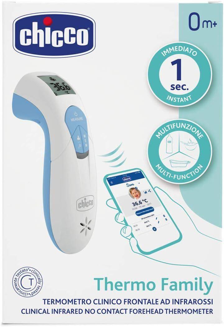 Chicco Thermo Family Termometro a Infrarossi con App, Bianco