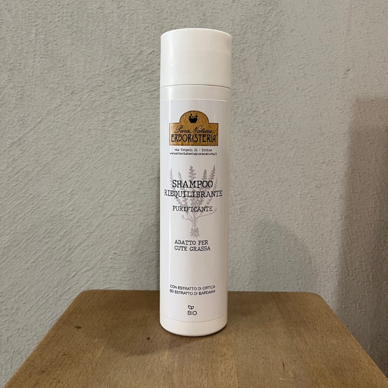 Erboristeria Puranatura - Shampoo riequilibrante purificante bio
