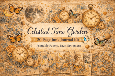 Celestial Time Garden Digital Kit