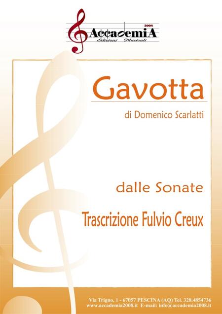 TRITTICO 1685 "Gavotta" (Per Banda) - Fulvio Creux / Domenico Scarlatti