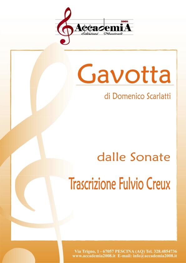 TRITTICO 1685 "Gavotta" (Per Banda) - Fulvio Creux / Domenico Scarlatti