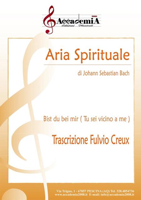 TRITTICO 1685 "Aria Spirituale" (Per Banda) - Fulvio Creux / Johann Sebastian Bach