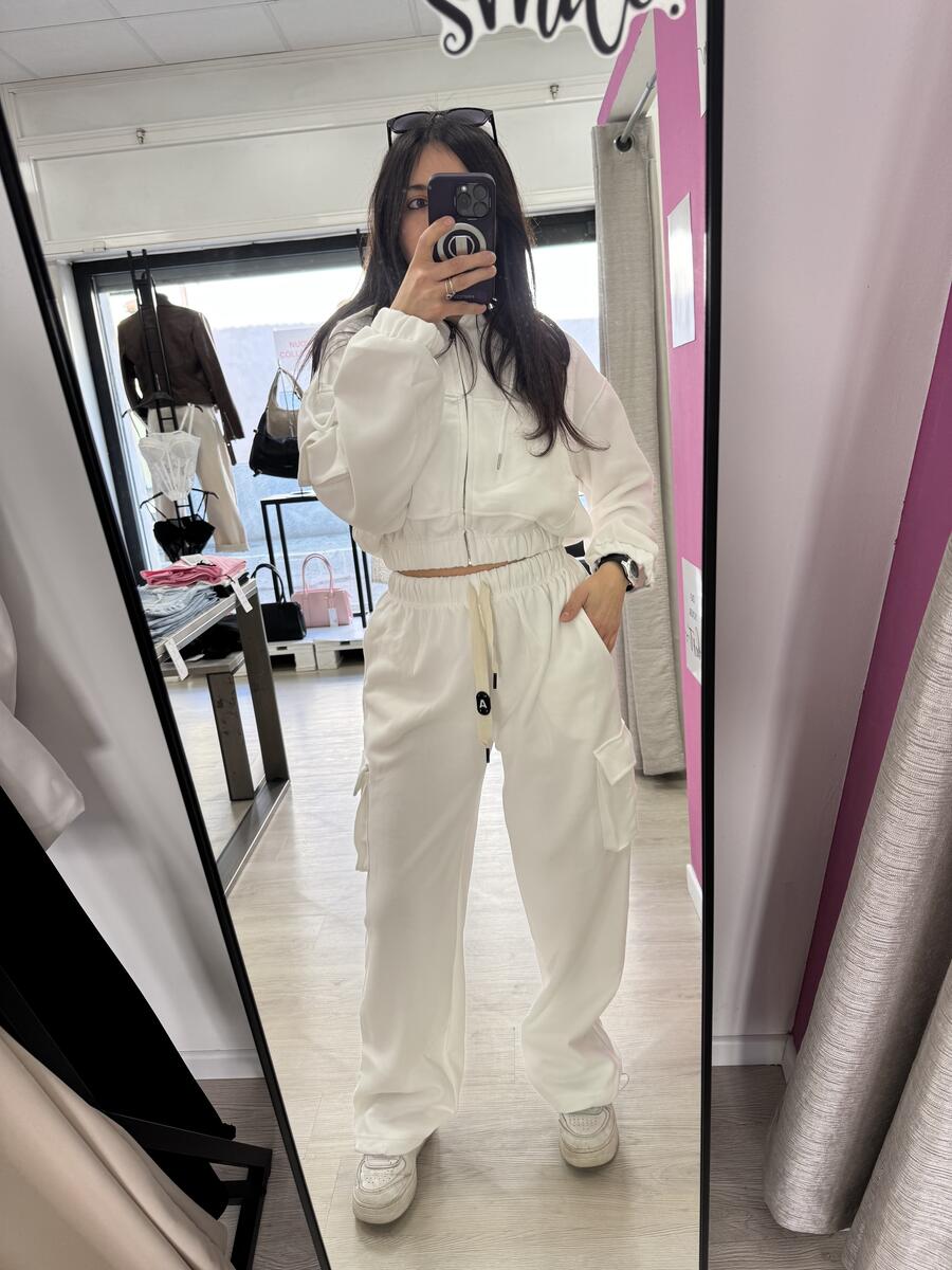 NOVITÀ Completo tuta in misto cotone