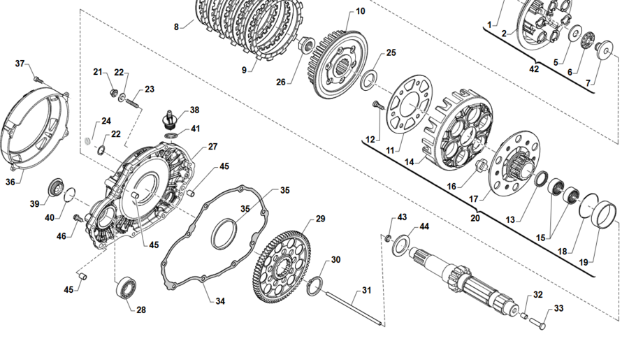 O-RING DISTANZIALE PIGNONE CATENA TM