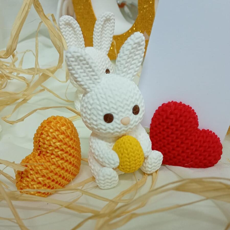 coniglietti pasquali cuori