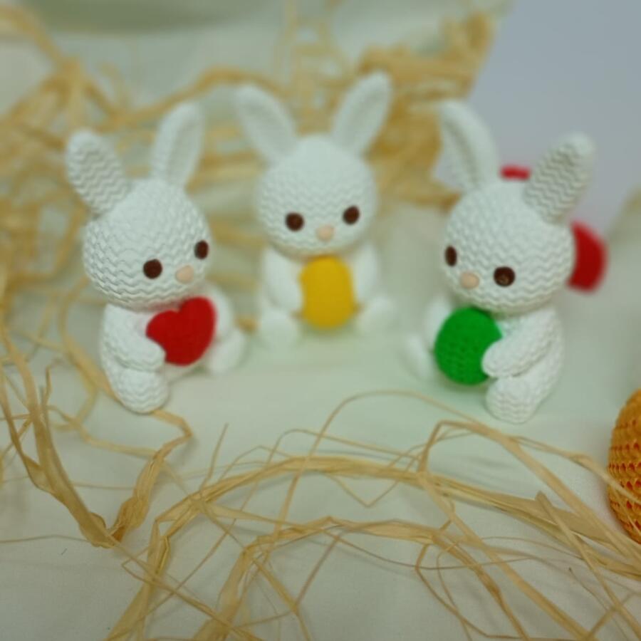 coniglietti pasquali cuori