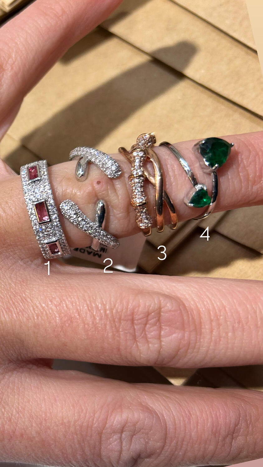 Anelli in acciaio regolabili