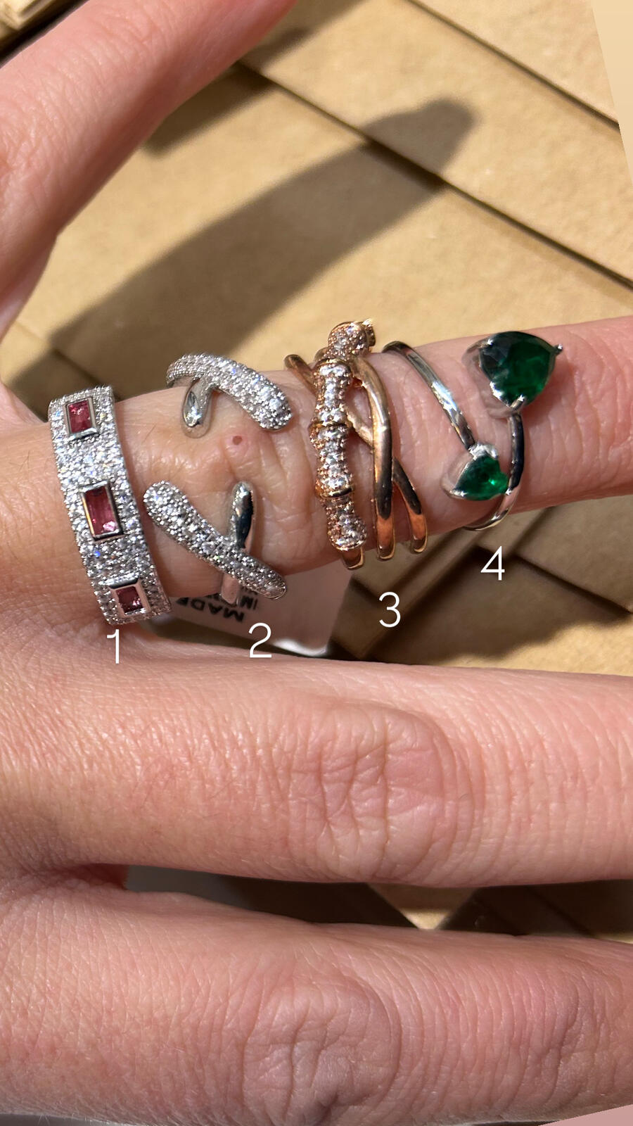 Anelli in acciaio regolabili