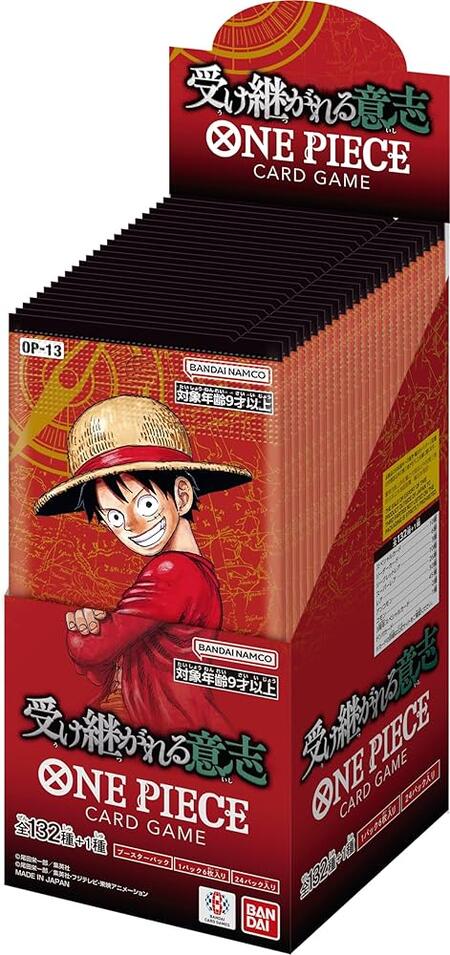 One piece OP13 Carrying on His Will Japan box 24 buste JAPAN