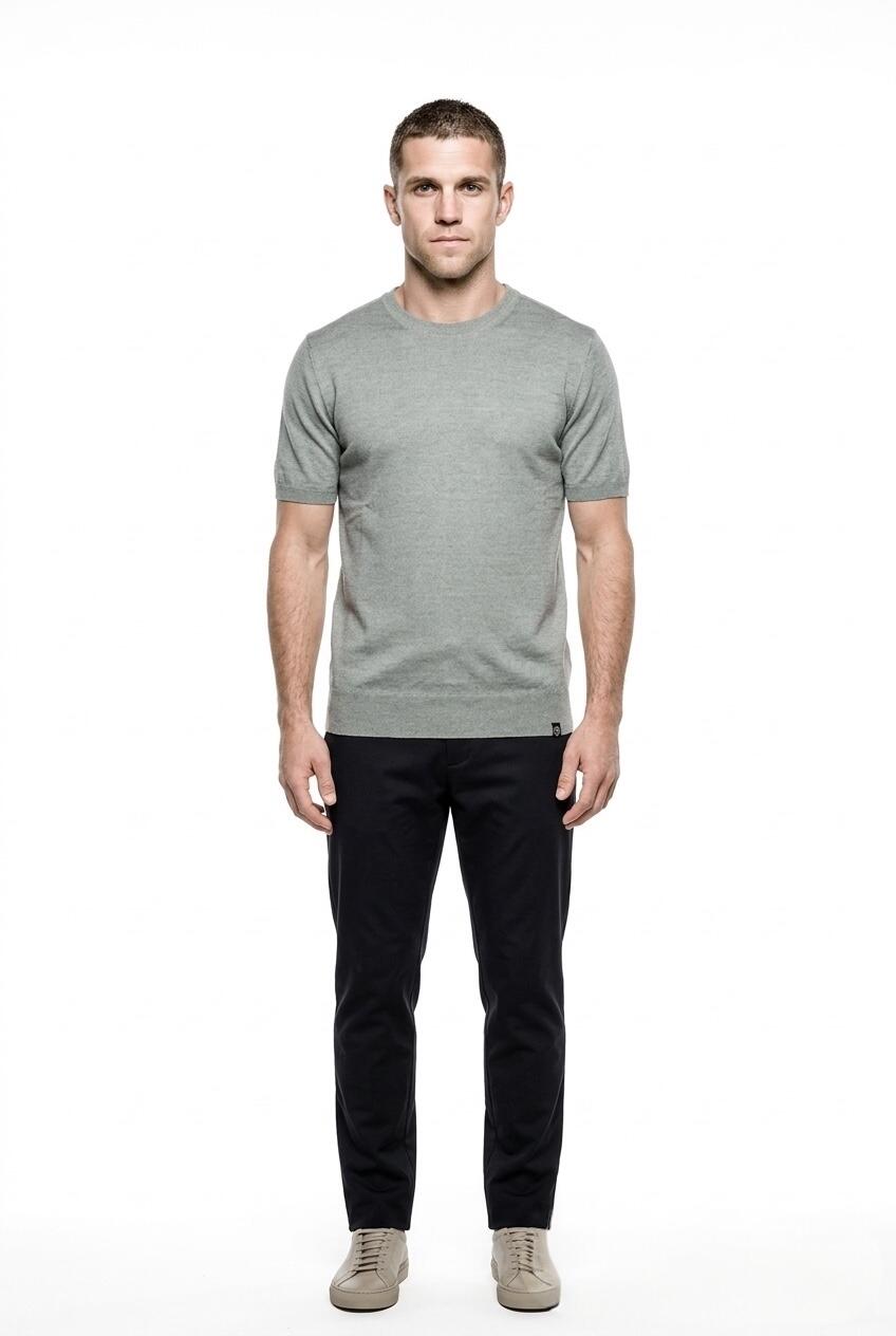 Telamira t-shirt in Maglia Tinta a Freddo Verde