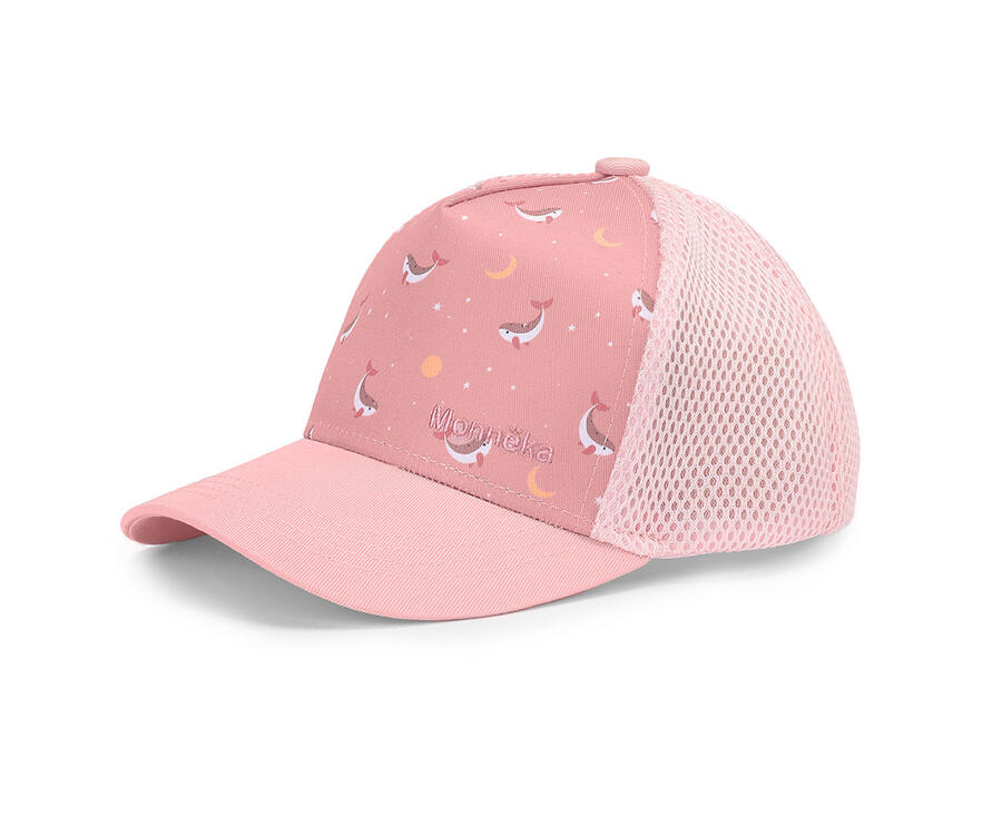 Cappellino con visiera – leggero, regolabile e traspirante - Pink Whale