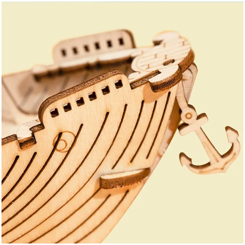 Barca da pesca 3d Wooden Puzzle