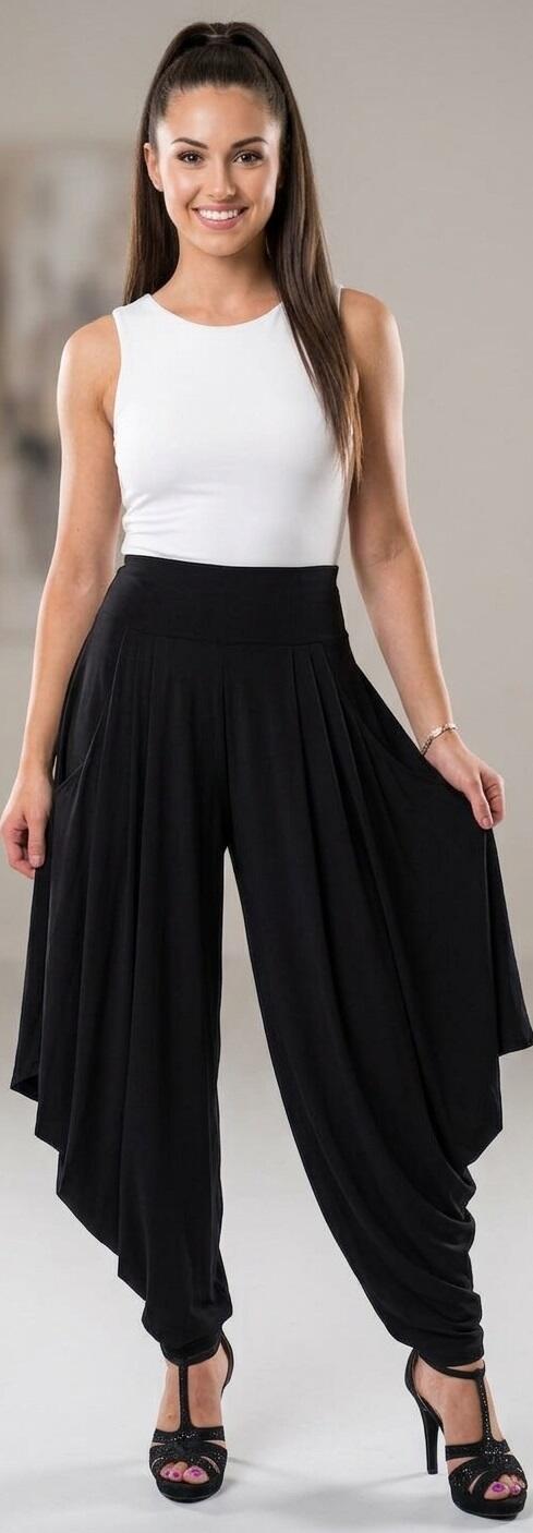 PANTALONI DA BALLO ALADINO SBUFFANTI DAI LATI 1-0012