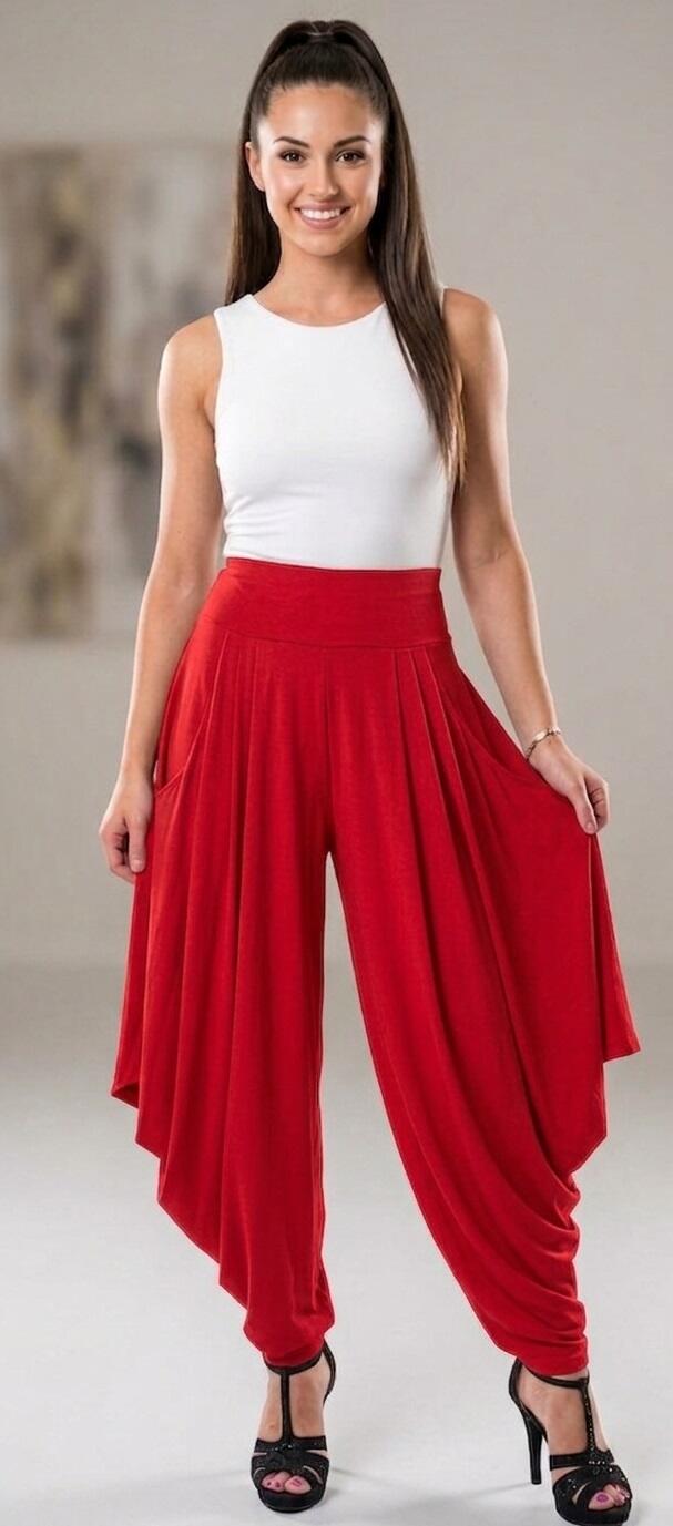 PANTALONI DA BALLO ALADINO SBUFFANTI DAI LATI 1-0012