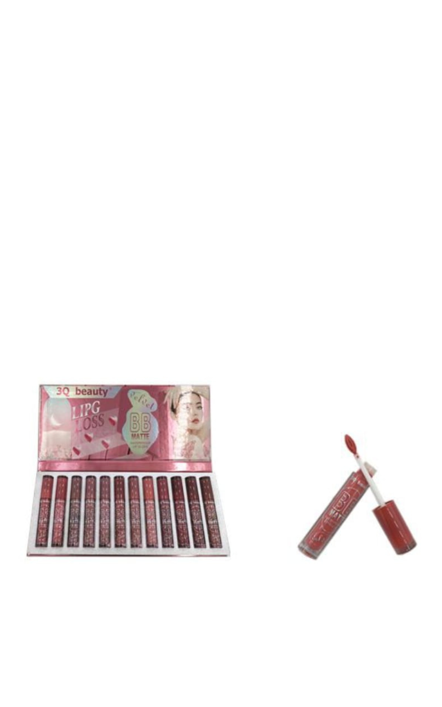 3Q BEAUTY LIPGLOSS VELVET BB MATTE
 [Conf.da 12 pezzi]
