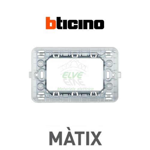 BTICINO - 503SA MATIX Supporto a 3 moduli per scatola 503
