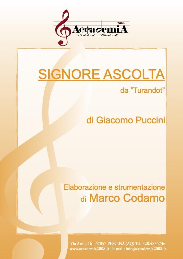 SIGNORE ASCOLTA da "Turandot" (Per Banda) - Marco Codamo / Giacomo Puccini
