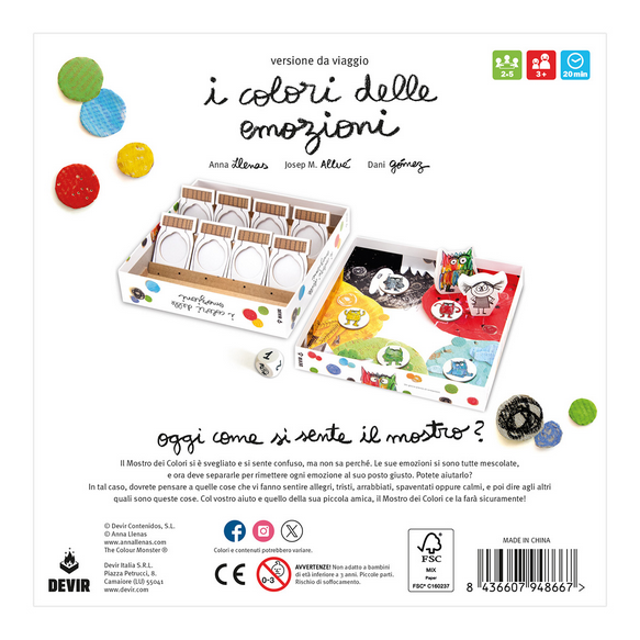 I colori delle emozioni - versione da viaggio