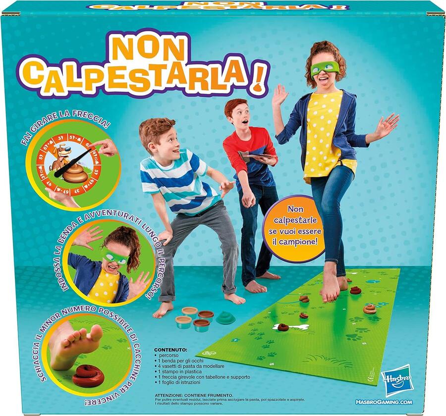 Hasbro Gaming-Non Calpestarla Edizione Standard (Gioco in Scatola), da 4 anni in su