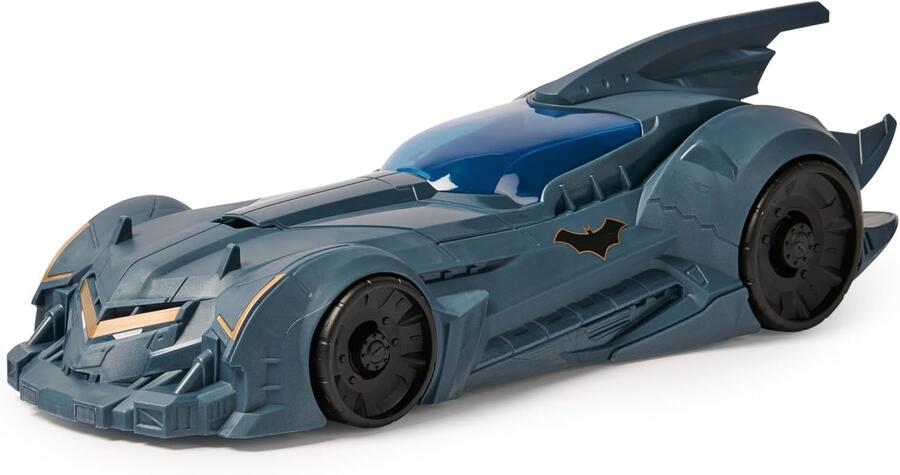 Batman, Shadow Guardian Batmobile e action figure di Batman, giocattoli per bambini dai 3 anni in su