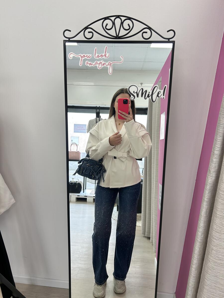 NOVITÀ Jeans straight leg brillantini