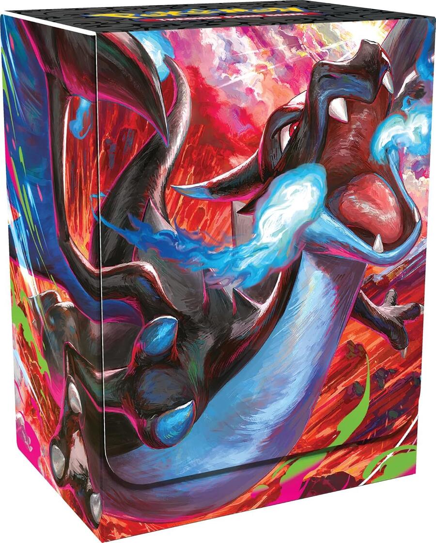 Pokémon: Collezione Ultra Premium Mega Charizard X-ex del GCC Pokémon (due carte promozionali olografiche, 18 buste di espansione e accessori premium)