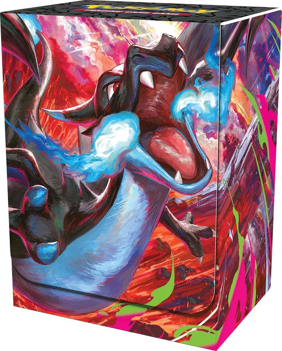 Pokémon: Collezione Ultra Premium Mega Charizard X-ex del GCC Pokémon (due carte promozionali olografiche, 18 buste di espansione e accessori premium)