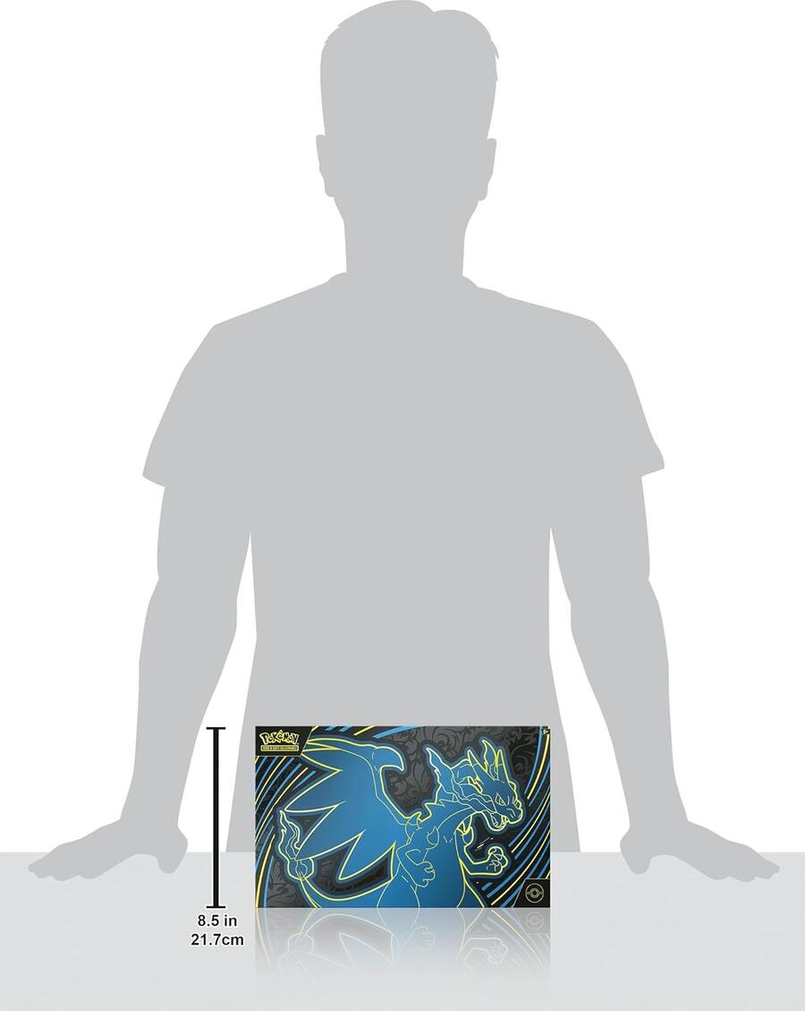 Pokémon: Collezione Ultra Premium Mega Charizard X-ex del GCC Pokémon (due carte promozionali olografiche, 18 buste di espansione e accessori premium)