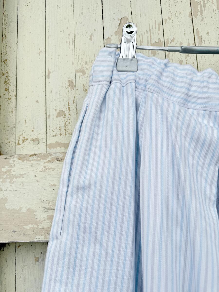 Gonna righe azzurre e grigie 