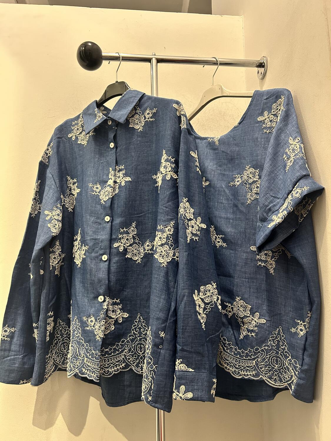 Camicie Denim ricamate