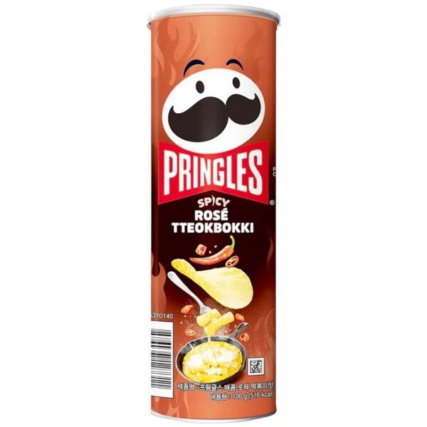 Pringles spicy rose tteokbokki 100gr from Korea