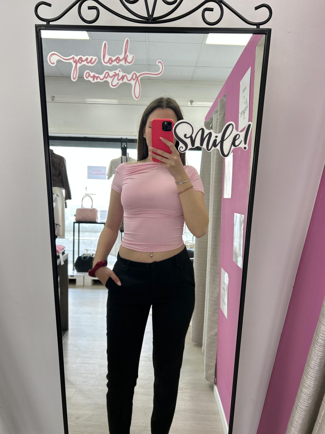 NOVITÀ T-shirt scollo asimmetrico