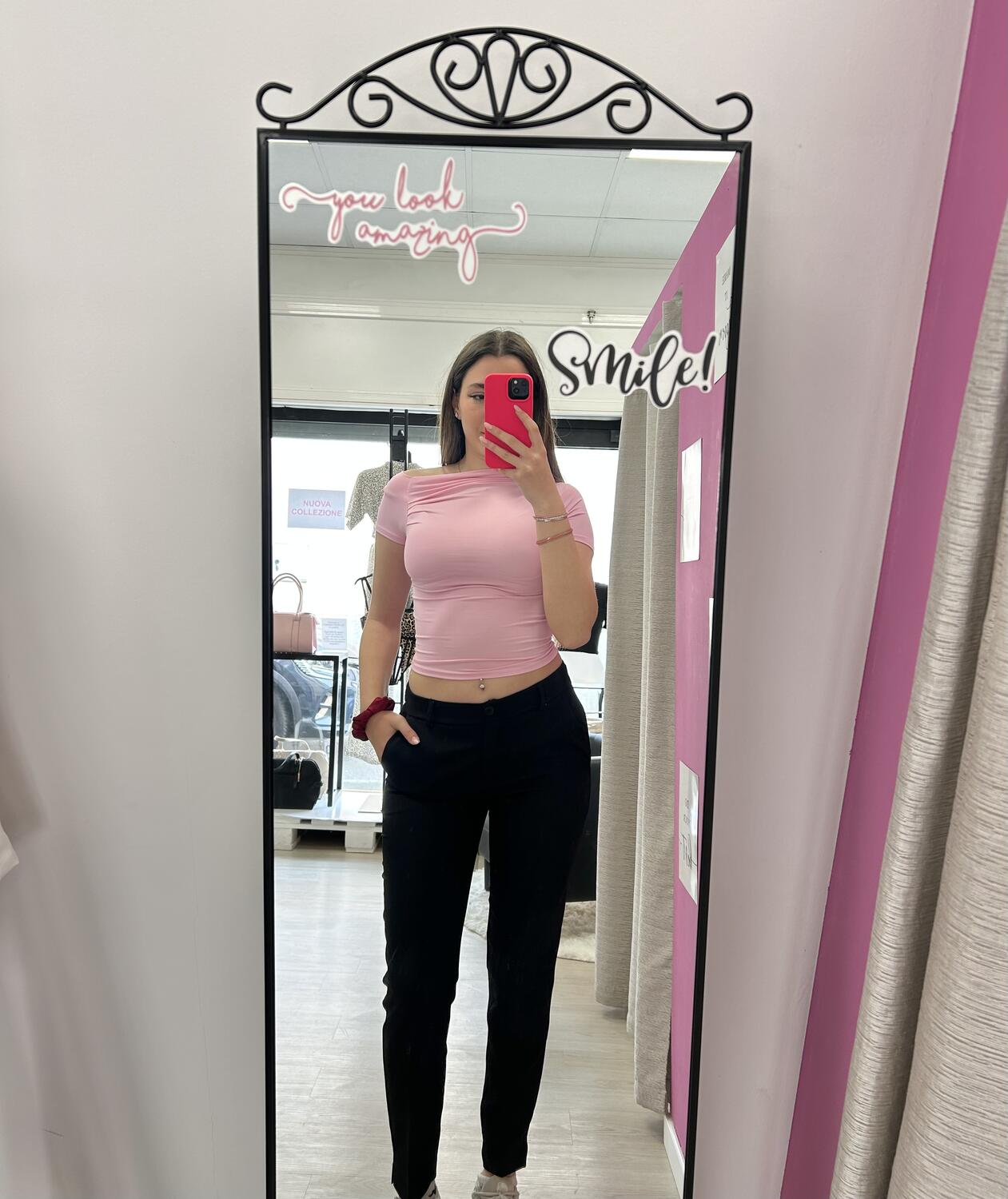 NOVITÀ T-shirt scollo asimmetrico