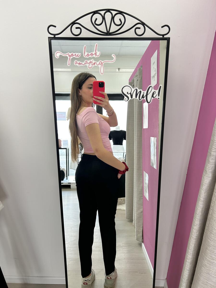 NOVITÀ T-shirt scollo asimmetrico