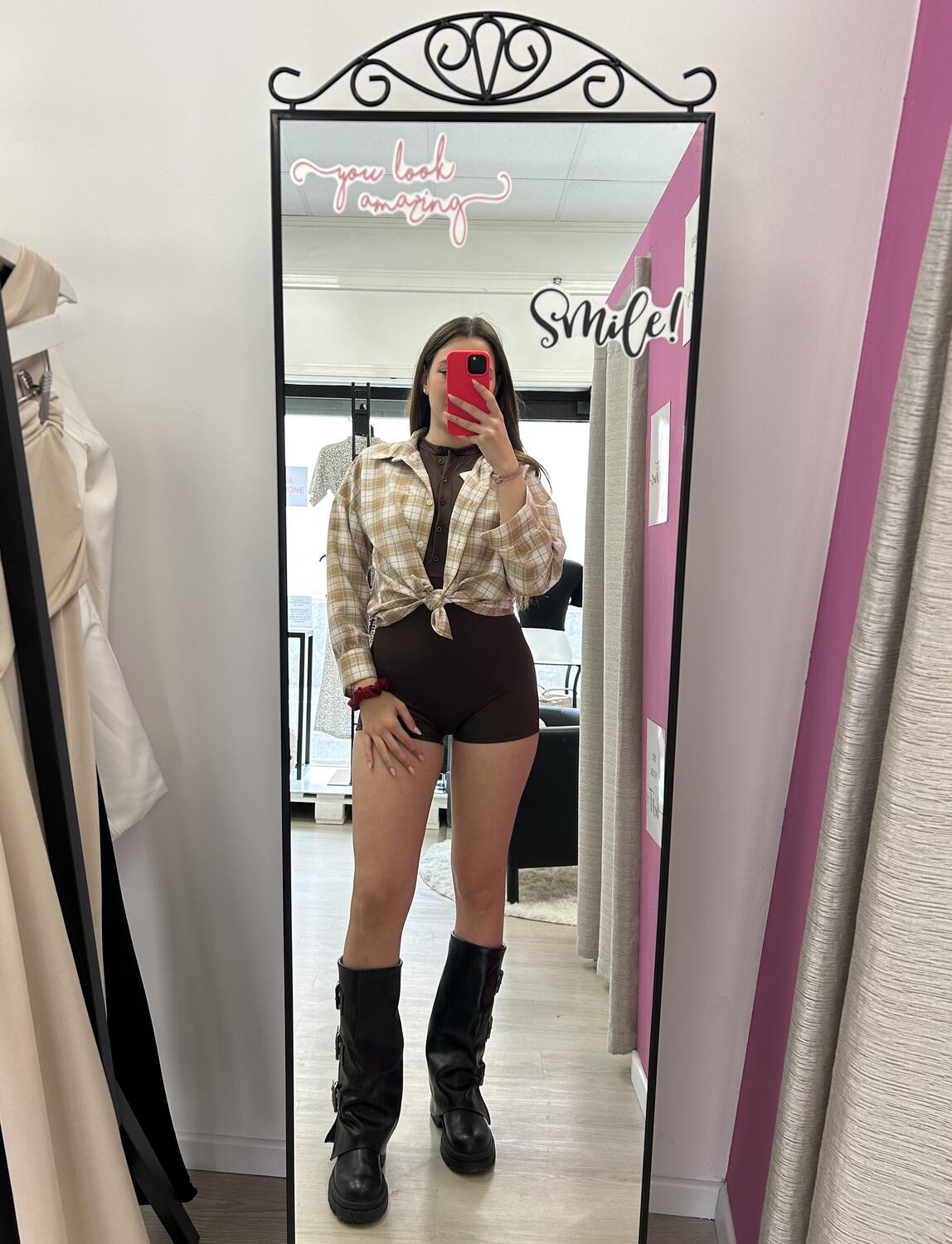 NOVITÀ Camicia a scacchi in misto viscosa