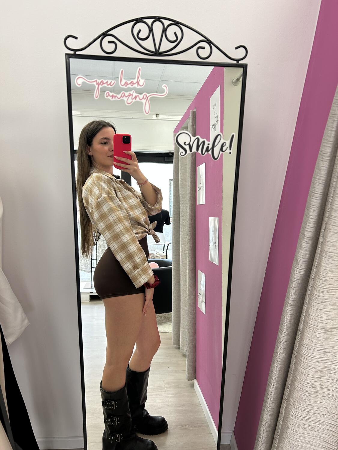 NOVITÀ Camicia a scacchi in misto viscosa