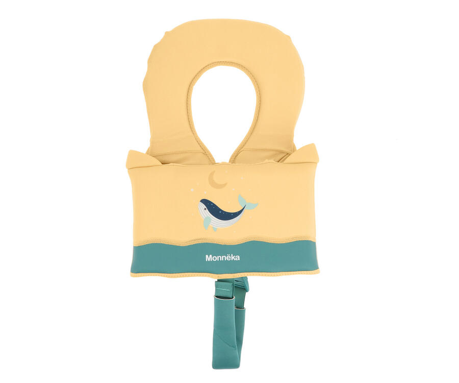 Gilet galleggiante per apprendimento del nuoto Monnëka – 1-2 anni (11-15 kg) - Teal Whale