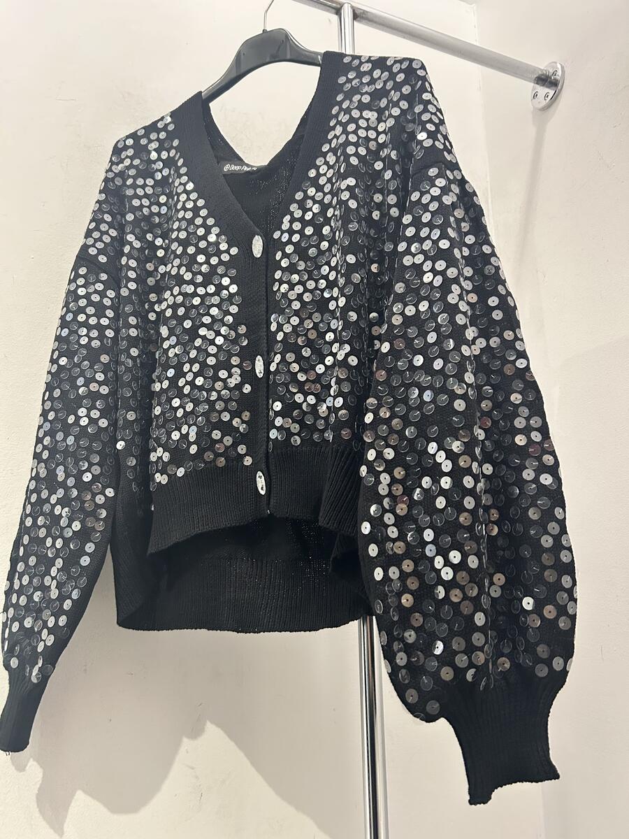 Cardigan gioiello