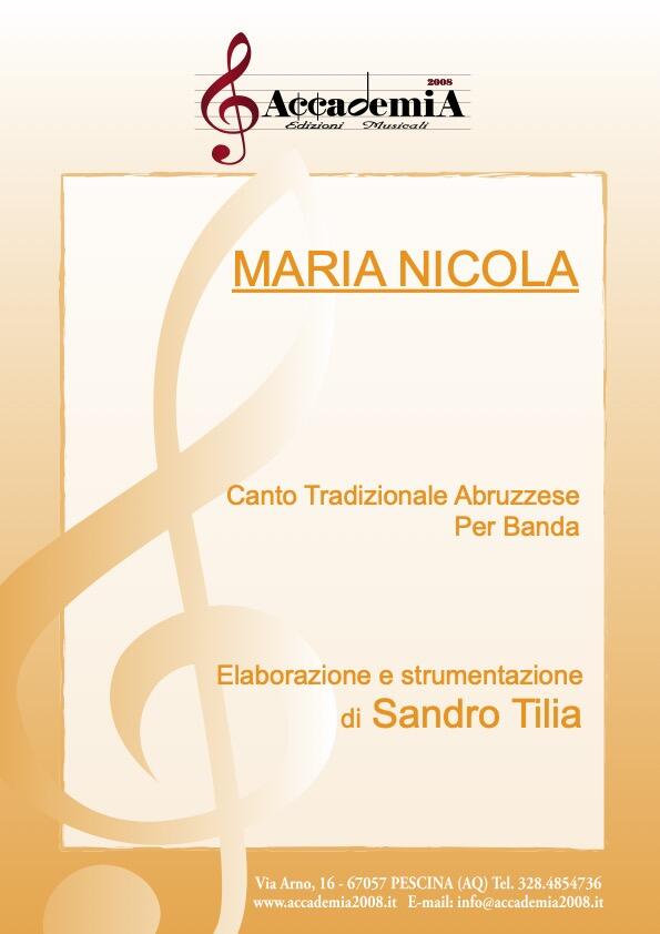 MARIA NICOLA (Per Banda) - Sandro Tilia / AA.VV.