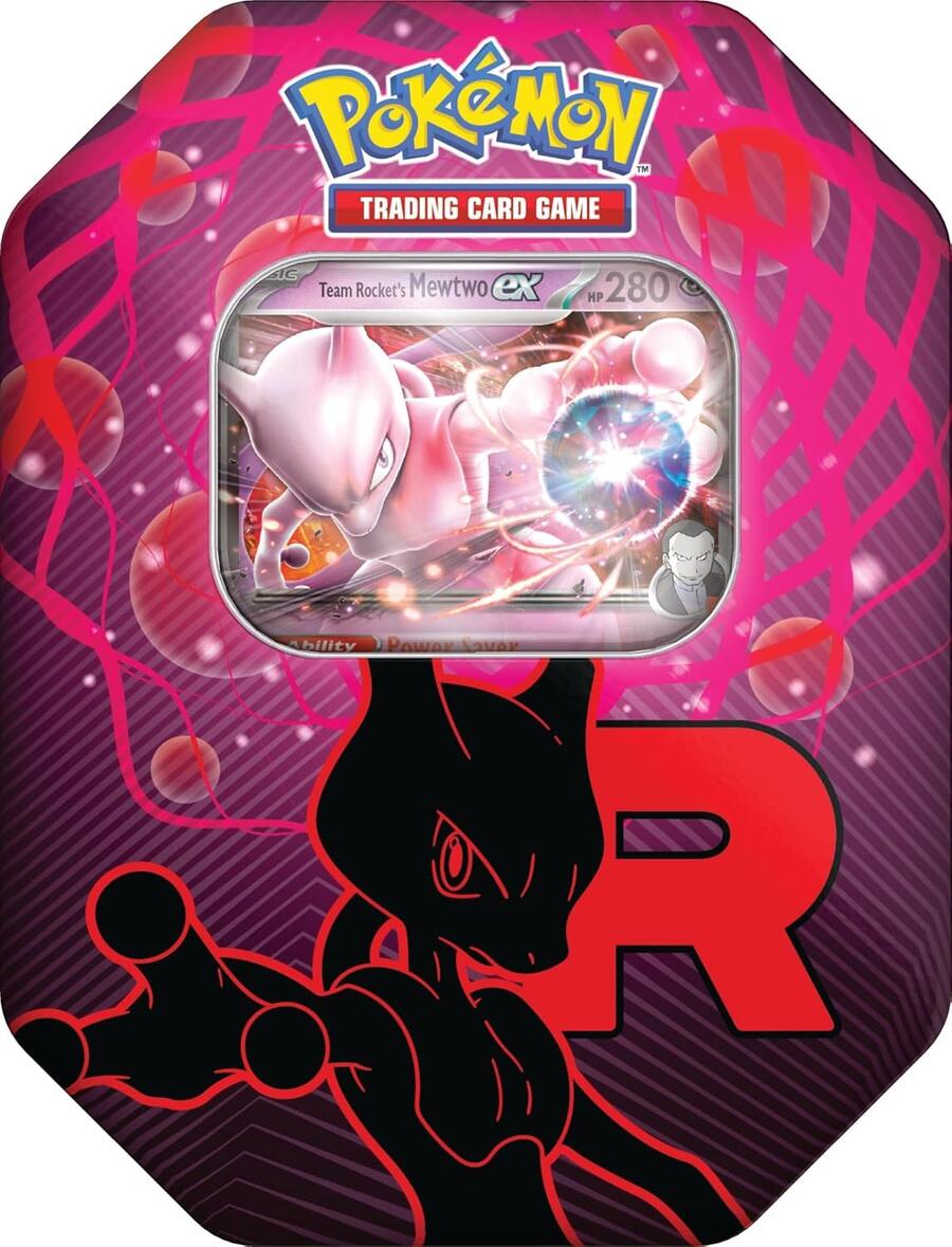 Pokémon: scatola da collezione Team Rocket - Mewtwo-ex del GCC Pokémon (una carta promozionale olografica e quattro buste di espansione)