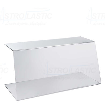Parafiato in Plexiglass per Alimenti – Vetrina Protettiva Trasparente per Banconi Bar e Pasticcerie – PMMA Alimentare HACCP, Made in Italy