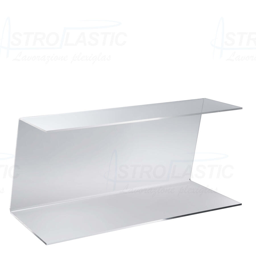 Parafiato in Plexiglass per Alimenti – Vetrina Protettiva Trasparente per Banconi Bar e Pasticcerie – PMMA Alimentare HACCP, Made in Italy