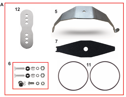 KIT SUPPORTO FILTRO MONOMARCIA CRG