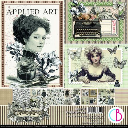 Typographic Paper Pad 20,3 x 20,3 