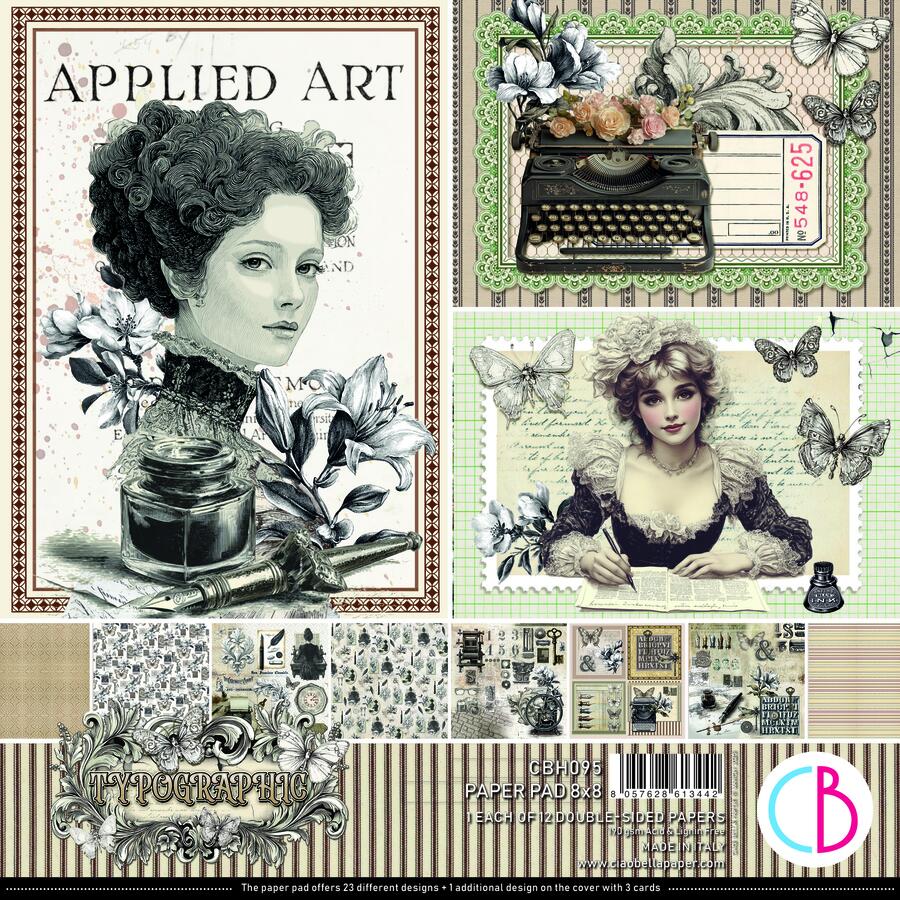 Typographic Paper Pad 20,3 x 20,3 